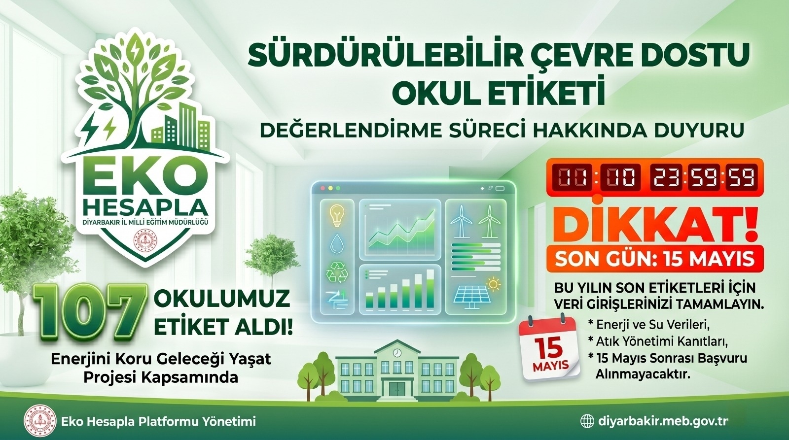 Sürdürülebilir Çevre Dostu Okul Etiketi Değerlendirme Süreci